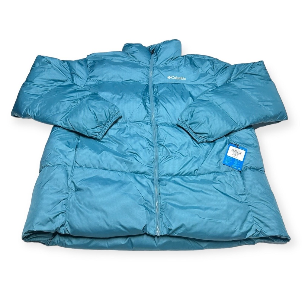 Men's Columbia Puffect II Puffer Jacket Shasta Blue 3XLT‎ 3XL Tall NWT